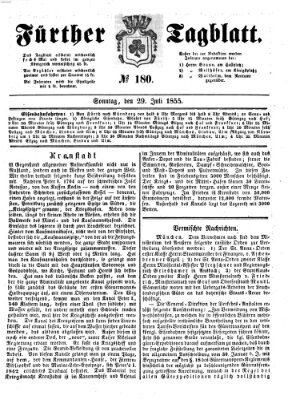 Fürther Tagblatt Sonntag 29. Juli 1855