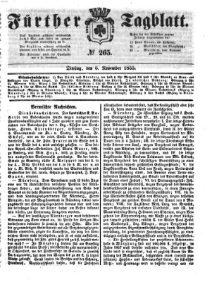 Fürther Tagblatt Dienstag 6. November 1855