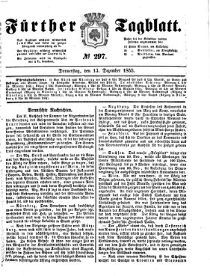 Fürther Tagblatt Donnerstag 13. Dezember 1855