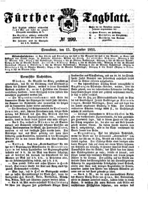 Fürther Tagblatt Samstag 15. Dezember 1855