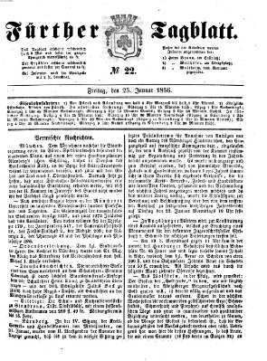 Fürther Tagblatt Freitag 25. Januar 1856