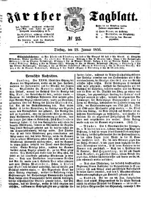 Fürther Tagblatt Dienstag 29. Januar 1856