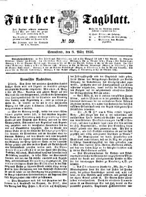 Fürther Tagblatt Samstag 8. März 1856