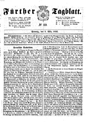 Fürther Tagblatt Sonntag 9. März 1856