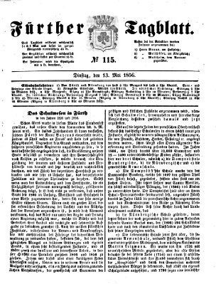 Fürther Tagblatt Dienstag 13. Mai 1856