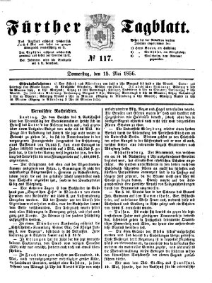 Fürther Tagblatt Donnerstag 15. Mai 1856