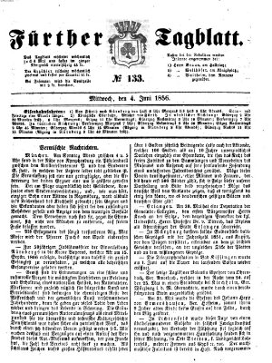 Fürther Tagblatt Mittwoch 4. Juni 1856