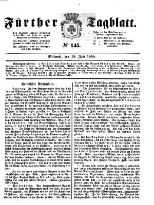 Fürther Tagblatt Mittwoch 18. Juni 1856