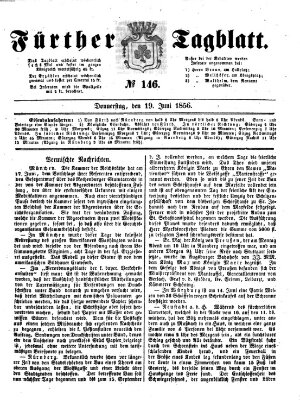 Fürther Tagblatt Donnerstag 19. Juni 1856