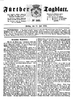 Fürther Tagblatt Freitag 11. Juli 1856