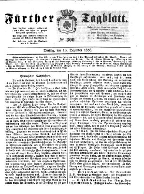 Fürther Tagblatt Dienstag 16. Dezember 1856