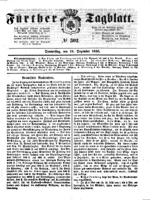 Fürther Tagblatt Donnerstag 18. Dezember 1856