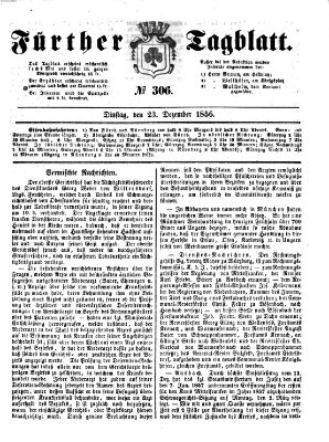 Fürther Tagblatt Dienstag 23. Dezember 1856