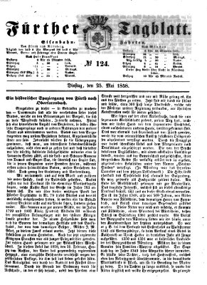 Fürther Tagblatt Dienstag 25. Mai 1858