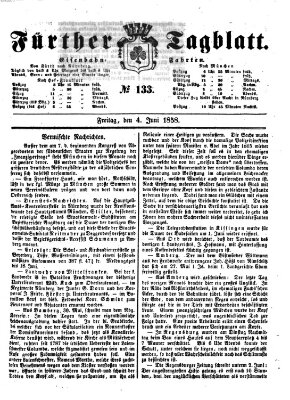 Fürther Tagblatt Freitag 4. Juni 1858