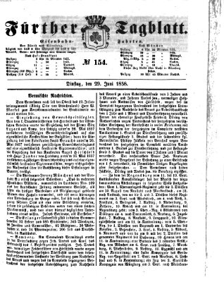 Fürther Tagblatt Montag 28. Juni 1858