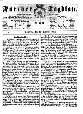 Fürther Tagblatt Freitag 17. Dezember 1858