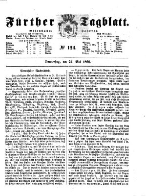 Fürther Tagblatt Donnerstag 24. Mai 1860