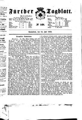 Fürther Tagblatt Samstag 14. Juli 1860