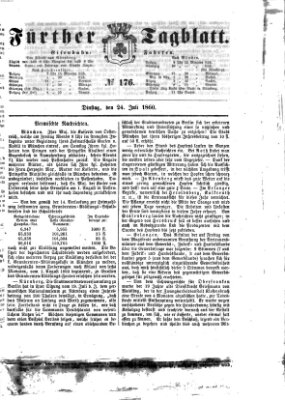 Fürther Tagblatt Dienstag 24. Juli 1860