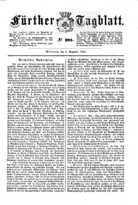 Fürther Tagblatt Mittwoch 5. Dezember 1860