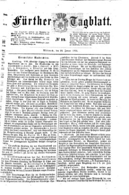 Fürther Tagblatt Mittwoch 16. Januar 1861