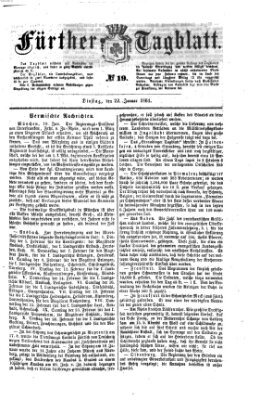 Fürther Tagblatt Dienstag 22. Januar 1861