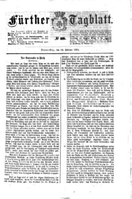 Fürther Tagblatt Donnerstag 14. Februar 1861