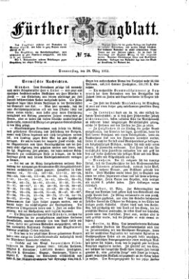 Fürther Tagblatt Donnerstag 28. März 1861