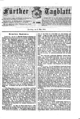 Fürther Tagblatt Freitag 3. Mai 1861