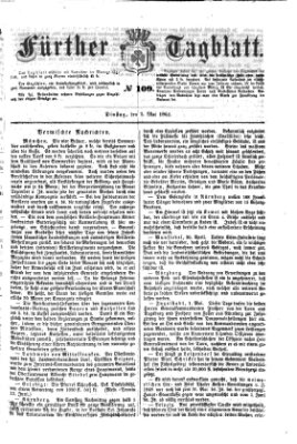 Fürther Tagblatt Dienstag 7. Mai 1861