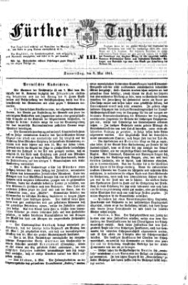 Fürther Tagblatt Donnerstag 9. Mai 1861