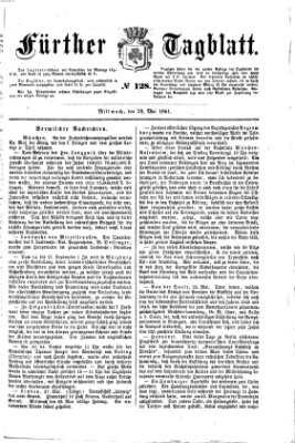 Fürther Tagblatt Mittwoch 29. Mai 1861