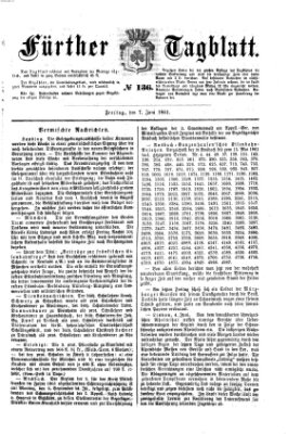 Fürther Tagblatt Freitag 7. Juni 1861