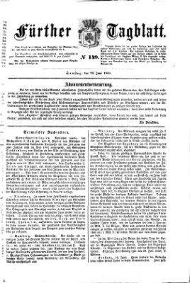 Fürther Tagblatt Samstag 22. Juni 1861