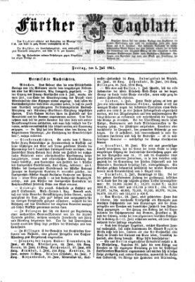 Fürther Tagblatt Freitag 5. Juli 1861