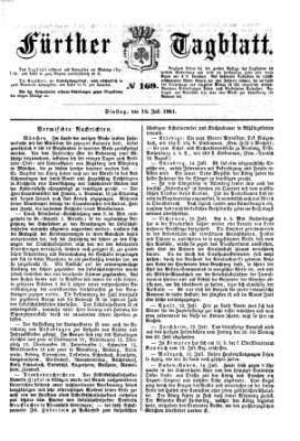 Fürther Tagblatt Dienstag 16. Juli 1861