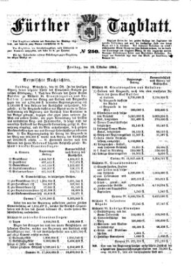 Fürther Tagblatt Freitag 18. Oktober 1861