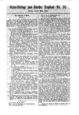 Fürther Tagblatt Freitag 29. März 1861