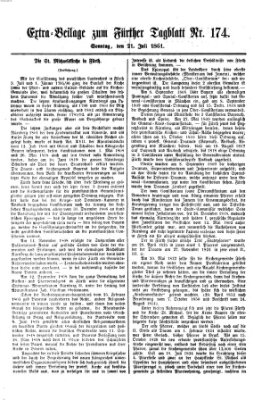 Fürther Tagblatt Sonntag 21. Juli 1861