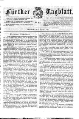 Fürther Tagblatt Mittwoch 5. Februar 1862