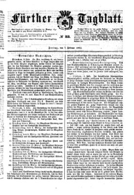 Fürther Tagblatt Freitag 7. Februar 1862