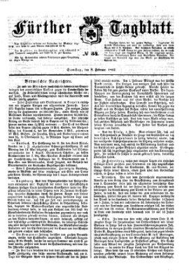 Fürther Tagblatt Samstag 8. Februar 1862