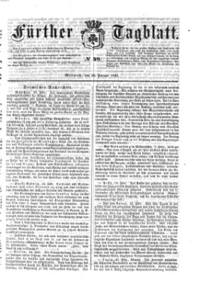 Fürther Tagblatt Mittwoch 26. Februar 1862