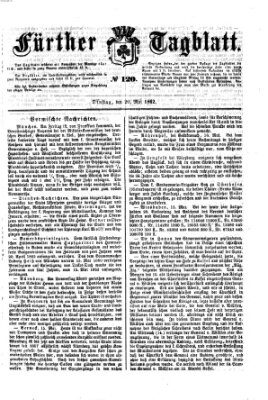 Fürther Tagblatt Dienstag 20. Mai 1862