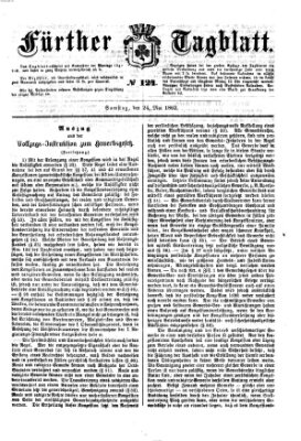 Fürther Tagblatt Samstag 24. Mai 1862