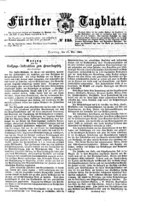 Fürther Tagblatt Sonntag 25. Mai 1862