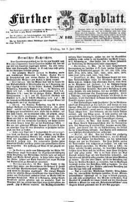 Fürther Tagblatt Dienstag 3. Juni 1862