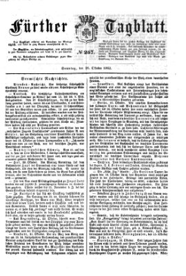 Fürther Tagblatt Sonntag 26. Oktober 1862