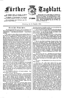 Fürther Tagblatt Sonntag 14. Dezember 1862